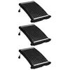Image de Panneaux de chauffage solaire de piscine courbés 3pcs 72,5x46cm