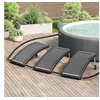 Image de Panneaux de chauffage solaire de piscine courbés 3 pcs 110x65cm
