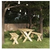 Image de Banc de jardin 110 cm Bois de pin imprégné
