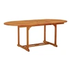 Image de Table de jardin 200x100x75 cm Bois d eucalyptus solide