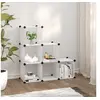 Image de Cubes de rangement 6 pcs Transparent PP