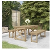 Image de 3-delige Tuinset geïmpregneerd massief grenenhout3096621