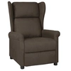 Image de Fauteuil inclinable Marron foncé Tissu