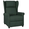 Image de Fauteuil inclinable Vert foncé Tissu