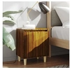 Image de Tables de chevet pieds en bois 2 pcs Chêne marron 40x30x50 cm813115