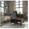 Image de Table basse chêne marron 60x60x30 cm bois d'ingénierie813169