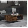 Image de Table basse chêne fumé 90x60x35 cm bois d ingénierie