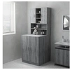 Image de Meuble pour machine à laver Sonoma gris 71x71,5x91,5 cm