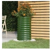 Image de Jardinière de jardin Acier enduit de poudre 40x40x68 cm Vert