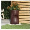 Image de Jardinière de jardin Acier enduit de poudre 40x40x68 cm Marron318850