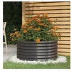 Image de Jardinière Acier enduit de poudre 80x80x36 cm Anthracite