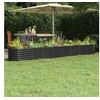 Image de Lit surélevé de jardin Acier enduit de poudre Anthracite