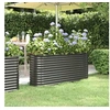 Image de Lit surélevé de jardin Acier enduit de poudre Anthracite