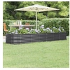 Image de Lit surélevé de jardin Acier enduit de poudre Anthracite