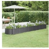 Image de Lit surélevé de jardin Acier enduit de poudre Anthracite