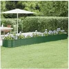 Image de Lit surélevé de jardin Acier enduit de poudre 440x80x36 cm Vert