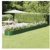 Image de Lit Surélevé de Jardin Pot à Fleurs Boîte à Plantes Lit Surélevé Patio Terrasse Extérieur Acier Galvanisé 620x80x36 318943