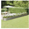 Image de Plantenbak 620x80x36 cm gepoedercoat staal zilverkleurig318947