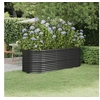 Image de Lit surélevé de jardin Acier enduit de poudre Anthracite