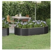 Image de Lit surélevé de jardin Acier enduit de poudre Anthracite