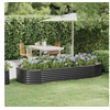 Image de Lit surélevé de jardin Acier enduit de poudre Anthracite