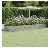 Image de Lit surélevé de jardin Acier enduit de poudre Argenté319037