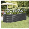 Image de Lit surélevé de jardin Acier enduit de poudre Anthracite
