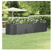 Image de Lit surélevé de jardin Acier enduit de poudre Anthracite