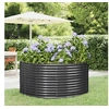 Image de Plantenbak 140x140x68 cm gepoedercoat staal antracietkleurig319091
