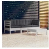 Image de Bois de Pin Salon de Jardin 4 pcs avec Coussins Mobilier de Patio Meubles d'Extérieur Mobilier de Jardin Meubles de 3096107