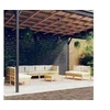 Image de Salon de jardin modulable bois massif beige 9 pieces 63.5 x 63.5 x 28.5 9 personnes