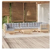 Image de Bois de Pin Massif Salon de Jardin 8 pcs avec Coussins Mobilier de Patio Meubles d'Extérieur Mobilier de Jardin 3096435