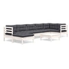 Image de Bois de Pin Massif Salon de Jardin 8 pcs avec Coussins Mobilier de Patio Meubles d'Extérieur Mobilier de Jardin 3096557