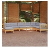 Image de Salon de jardin Bois 8 pieces