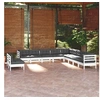 Image de Salon de jardin bois gris 3 pieces 11 personnes