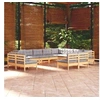 Image de Salon de jardin Bois 12 personnes 12 pieces