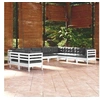 Image de Salon de Jardin avec Coussins 10 pcs, Canapés de Patio, Ensemble de Meubles, Mobilier de Terrasse Extérieur, Beige 3260434