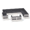 Image de Salon de jardin modulable Bois 13 pieces