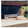 Image de Salon de jardin bois 11 personnes 10 pieces