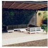 Image de Bois de Pin Salon de Jardin 11 pcs avec Coussins Mobilier de Patio Meubles d'Extérieur Mobilier de Jardin Meubles 3097038