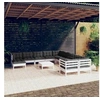 Image de Bois de Pin Salon de Jardin 12 pcs avec Coussins Mobilier de Patio Meubles d'Extérieur Mobilier de Jardin Meubles 3097062