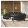 Image de Bois de Pin Massif Salon de Jardin 8 pcs avec Coussins Mobilier de Patio Meubles d'Extérieur Mobilier de Jardin 3096470