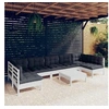 Image de Bois de Pin Massif Salon de Jardin 8 pcs avec Coussins Mobilier de Patio Meubles d'Extérieur Mobilier de Jardin 3097170