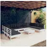 Image de Salon de jardin modulable bois gris 2 pieces 10 personnes