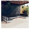 Image de Bois de Pin Massif Salon de Jardin 10 pcs avec Coussins Mobilier de Patio Meubles d'Extérieur Mobilier de Jardin 3097188