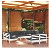 Image de Salon de Jardin avec Coussins 7 pcs, Canapés et Repose-pied de Terrasse, Ensemble de Meubles d'Extérieur avec Table 3224244