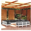 Image de Salon de Jardin avec Coussins 11 pcs, Canapés avec Pieds Réglables, Ensemble de Meubles d'Extérieur Patio Terrasse, 3250097