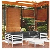 Image de Bois de Pin Massif Salon de Jardin 7 pcs avec Coussins Mobilier de Patio Meubles d'Extérieur Mobilier de Jardin 3097302