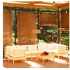 Image de Bois de Pin Massif Salon de Jardin 8 pcs avec Coussins Mobilier de Patio Meubles d'Extérieur Mobilier de Jardin 3097313