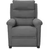 Image de Fauteuil inclinable Gris clair Tissu